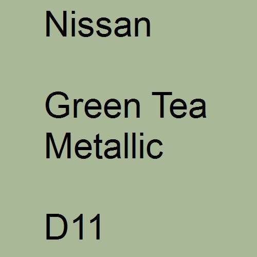 Nissan, Green Tea Metallic, D11.